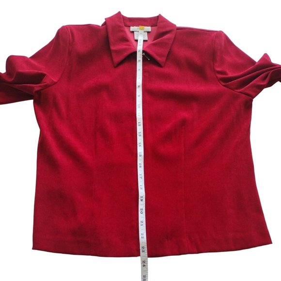 AGB Byer California Jacket Womens Petite Large Shoulder Pads - Picture 6 of 13